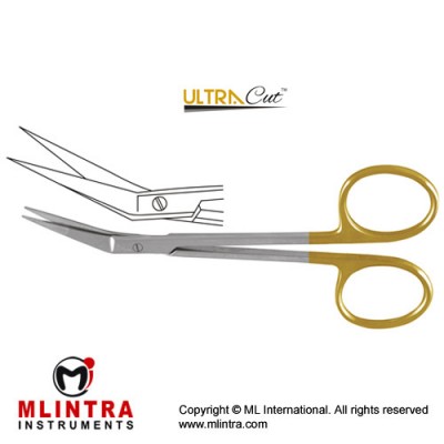 UltraCut™ TC Angled Scissor Angled Stainless Steel, 11 cm - 4 1/2"